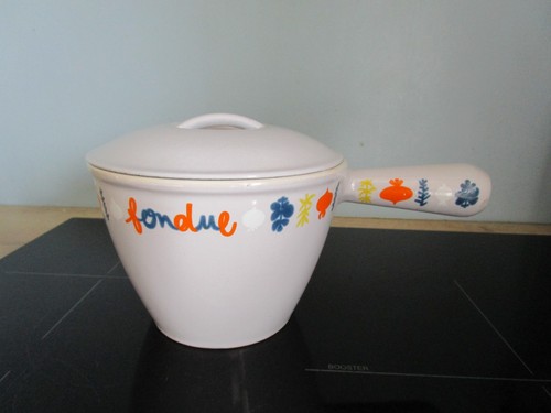 Fonduepfanne mit deckel aus - mit,