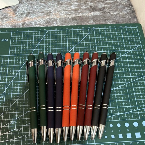 10er set kugelschreiber mit - set,