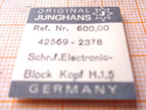 Junghans 600 schrauben - 600.00,