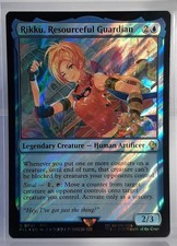 Rikku, Resourceful Guardian - Rare/Surge Foil - Comm.: FINAL Fantasy Coll. Edit.