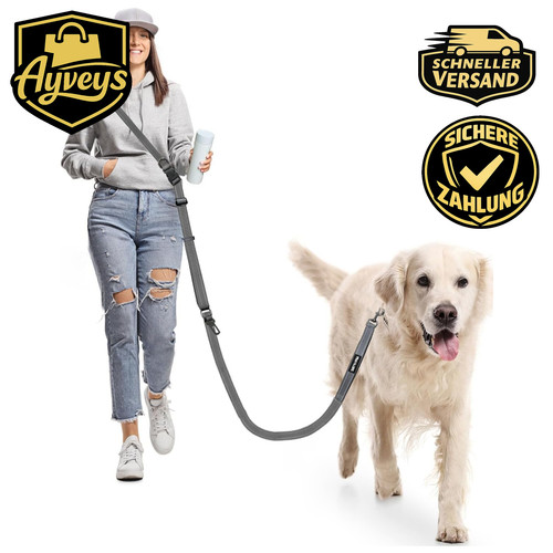 Hundeleine freihandleinen - hundeleine,