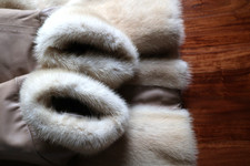 Echt PEARL Beige NERZ JACKE