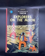TINTIN METHUEN (TIM CASTERMAN) - EXPLORERS ON THE MOON 1.st Edition 1959 ENGLISH