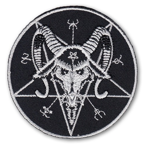 Aufnäher baphomet pentagramm - aufnäher,