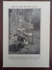 Schweden, Sweden, Webstuhl, weaving loom, Abbildung, 1937