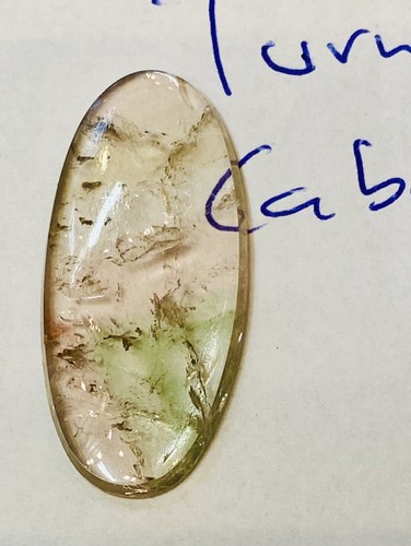Grosser turmalin cabochon - turmalin,