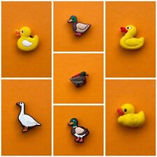 Schuhstecker/Shoe Charms/Anstecker TIERE/ENTE/GANS/WILDENTE/DUCK/GOOSE