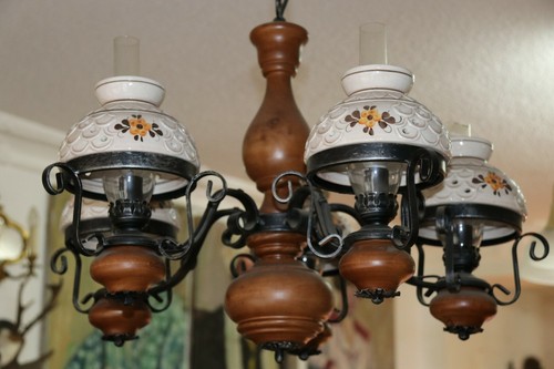 Alte rustikale deckenlampe - rustikale, –