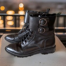 Zara biker boots - zara, leder