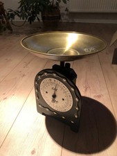 Analoge Waage aus Metall (Retro-Design (Soehnle)) mit Tara-Einstellrad