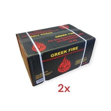 Greek-Fire Holzkohlebriketts 20kg (1kg3,30€) Premium-Qualität für Grill-Profis