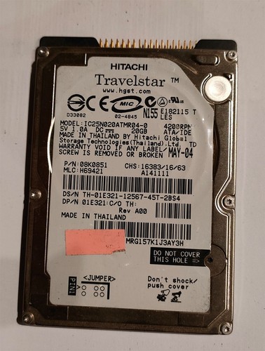 20gb hdd ide pin - hdd,