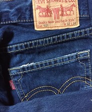 Limited Worn Baggy Loose-Fit Jeans 2000’s Levis 901 , W32 L34