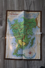 DSA Landkarte: Karte von Aventurien gezeichnet im Jahre 17... laminiert sehr gut