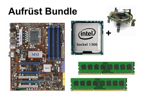Aufrüst bundle msi x58 - msi, pro