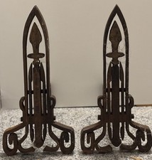 Paar Kaminböcke Feuerböcke