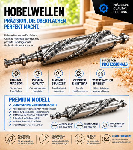 Austausch spiralmesserwelle - austausch,