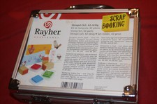 Stempel Set ABC & Zahlen 42-teilig Holzstempel im Koffer - Rayher