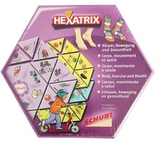 Schubi Lernmedien Hexatrix, Legespiel, Körper, Bewegung, Gesundheit