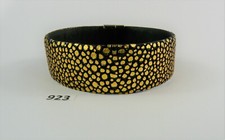 923) Rochenleder Armband 2 cm Breit mit Edelstahl Verschluss 