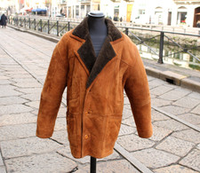 Herren lammfell ledercoat