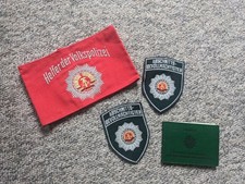 DDR Set Helfer der Volkspolizei + ABV Abzeichen + Ausweis (unbenutzt)