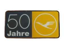 Lufthansa Airline 50 Jahre Jubiläum Pin Airways Luftfahrt Anstecker