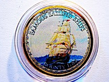 2 Euro  Historische Segelschiffe  "Bounty" in Farbe