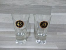 2er Set Vintage Likör Gläser Licor 43 mit schwerem boden 