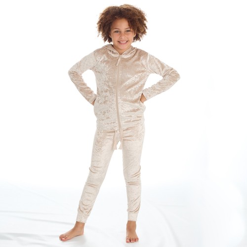 Mädchen velour trainingsanzug - mädchen,