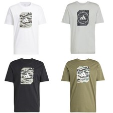 adidas T-Shirt Tee Männer Herren mit Rundhalsausschnitt 100% Baumwolle