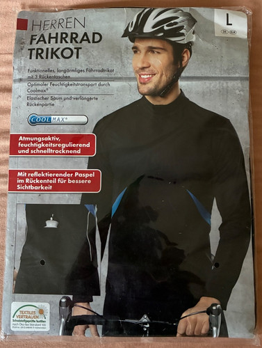 Herren fahrrad trikot - gr, l