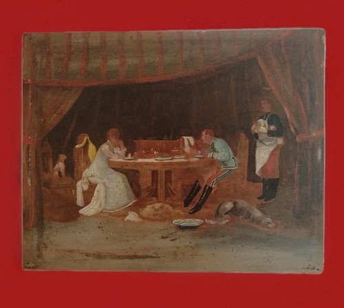 Antikes gemälde öl - antikes,