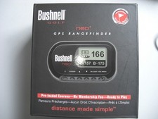 Bushnell NEO +  GPS Entfernungsmesser inkl Kabel Gürtelclip Resource CD Adapter