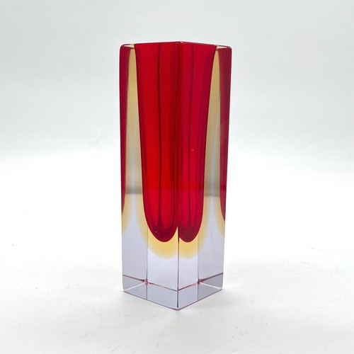 Murano sommerso blockvase - sommerso,