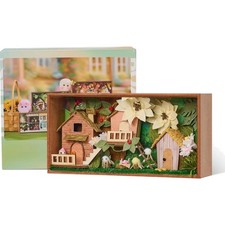 DIY Miniatur Puppenhaus Kit - Sommeredition, Holzmodellbausatz, Kreativ & Cha...