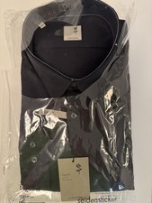 Seidensticker Schwarze Rose Herren Langarmhemd schwarz Slim Fit 46 XXL Neu 