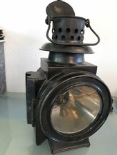 Original Signalmastlaterne Petrolium Lampe Deutsche Reichsbahn Signallampe 1940