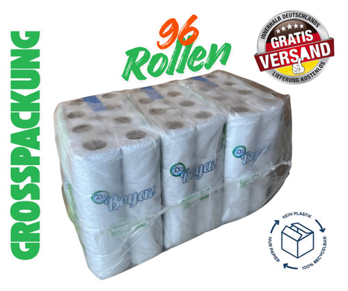 Toilettenpapier rollen 150 - toilettenpapier,