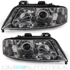 Audi A6 C5 4B Scheinwerfer SET Klarglas Chrom H7/H1 97-01 Rechts Links Halogen