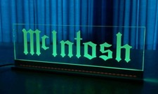 McIntosh Leuchtreklame Leuchtschild Leuchtwerbung Led Schild