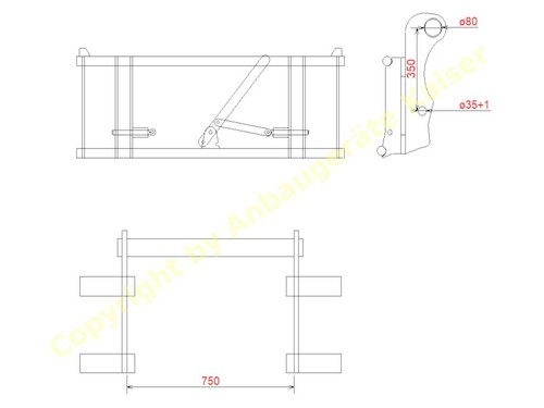 Adapter von manitou - von,