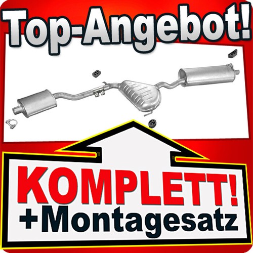 Auspuff für alfa - romeo, 145