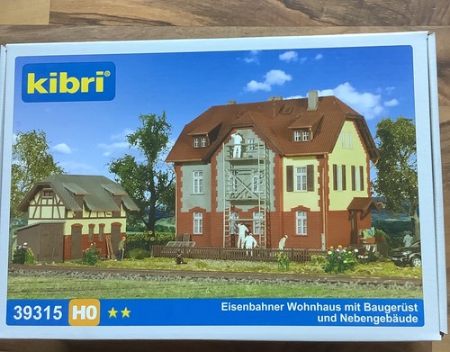 Kibri eisenbahner wohnhaus mit - eisenbahner,