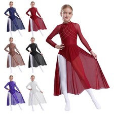 Mädchen Eiskunstlauf-Kleid