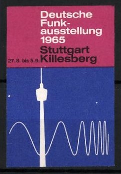 Reklamemarke stuttgart - reklamemarke,