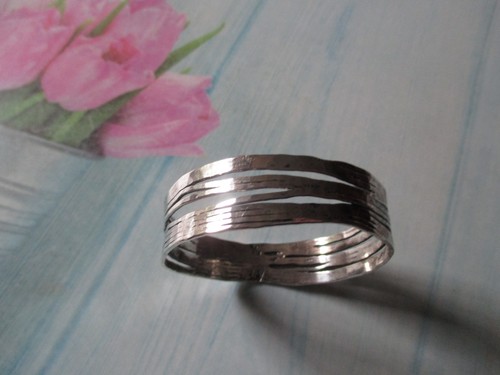 Vintage massiver armreif - -,