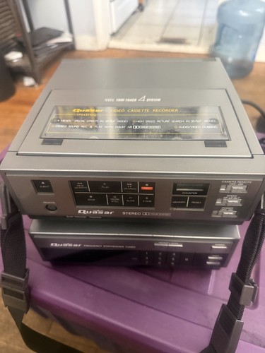 Vtg quasar vhs top load - vhs, vcr