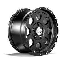 ASP-Alloys Alufelge schwarz 9x17 ET -16 mit TÜV Jeep Wrangler JK 07-