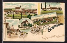 Farb - Litho Schierling im Oberpfälzer Landkreis Regensburg